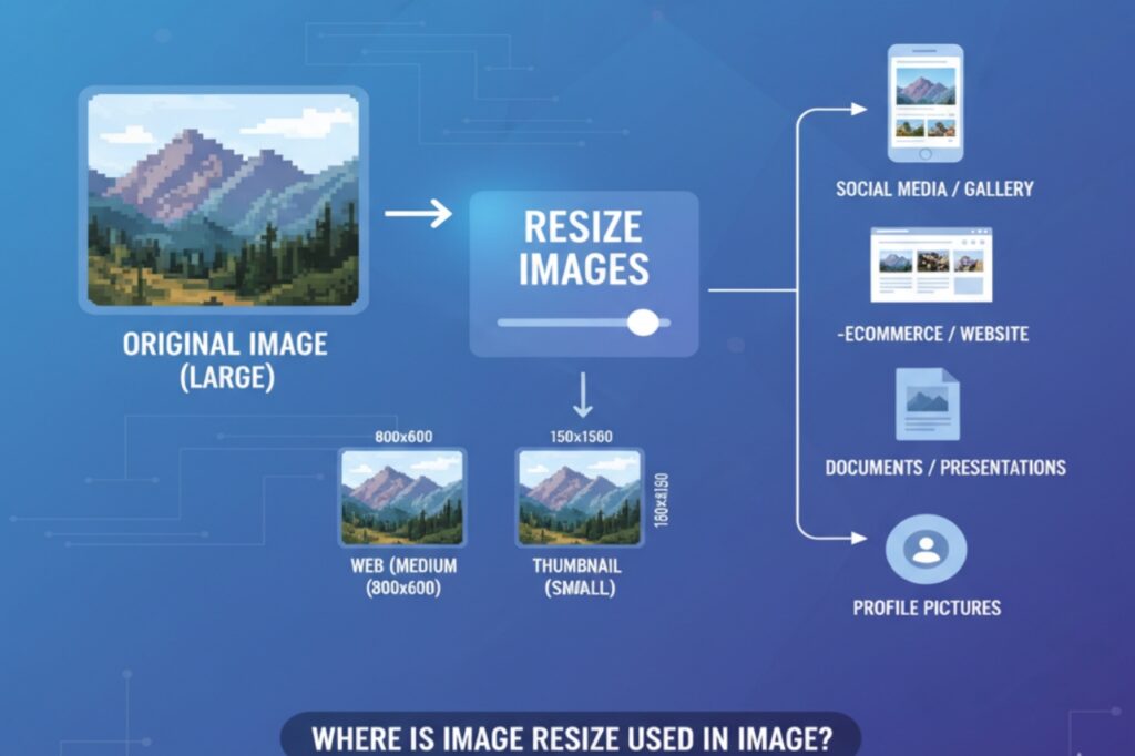 What is Resize Images | Where is Image Resize Used in Image |