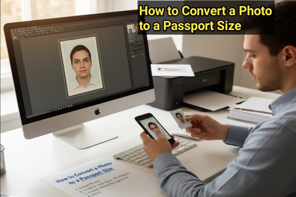 Photo to Passport Size Image | Convert a Photo to Passport Size Image |