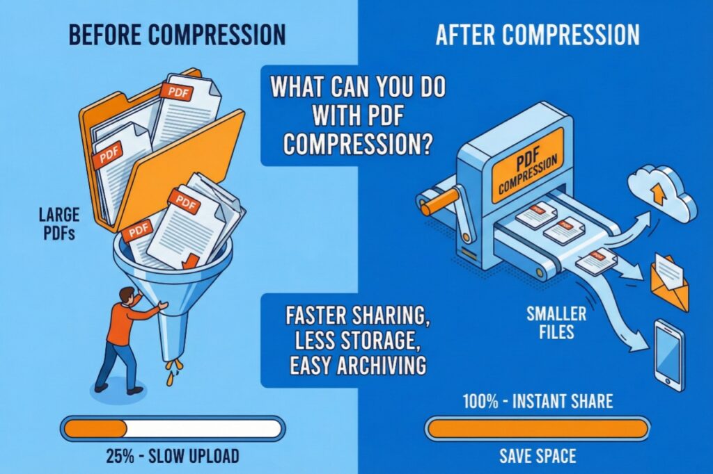Easy Ways to Compress PDF Files | Easy Ways Compress Files Image