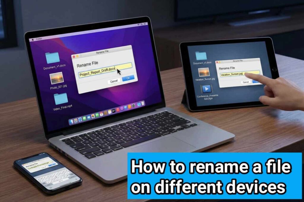 rename file different devices image | rename a file image